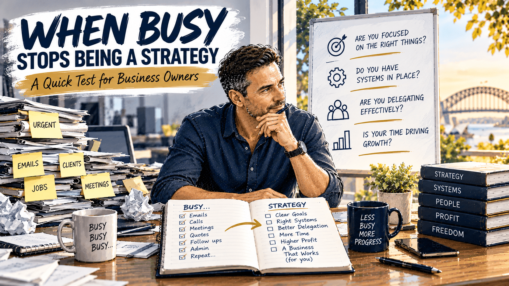 When Busy Stops Being a Strategy: A Quick Test for Business Owners