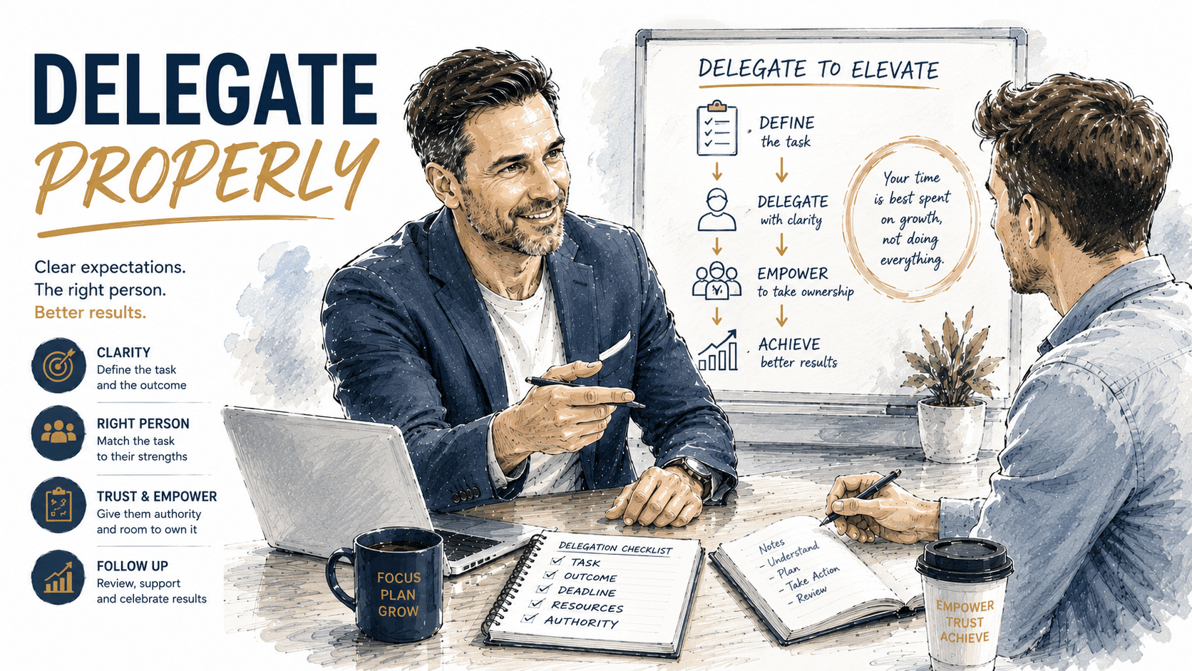 How to Delegate Properly (Even If You Don’t Trust Your Team Yet)
