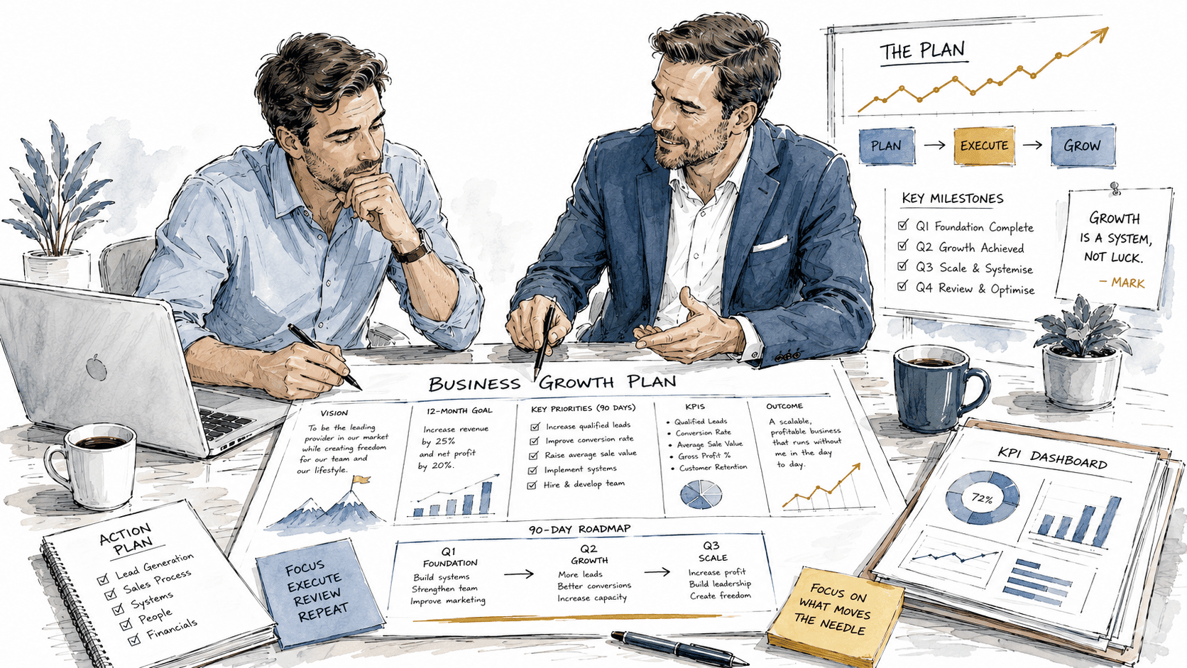 How to Write a Business Growth Plan for Your Small Business (With a Working Template)