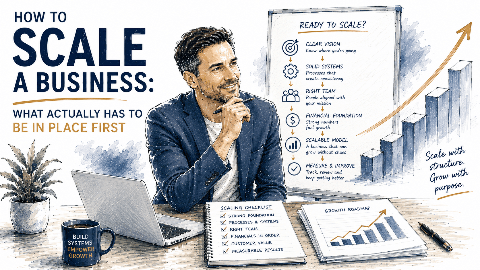 How to Scale a Business What Actually Has to Be in Place First