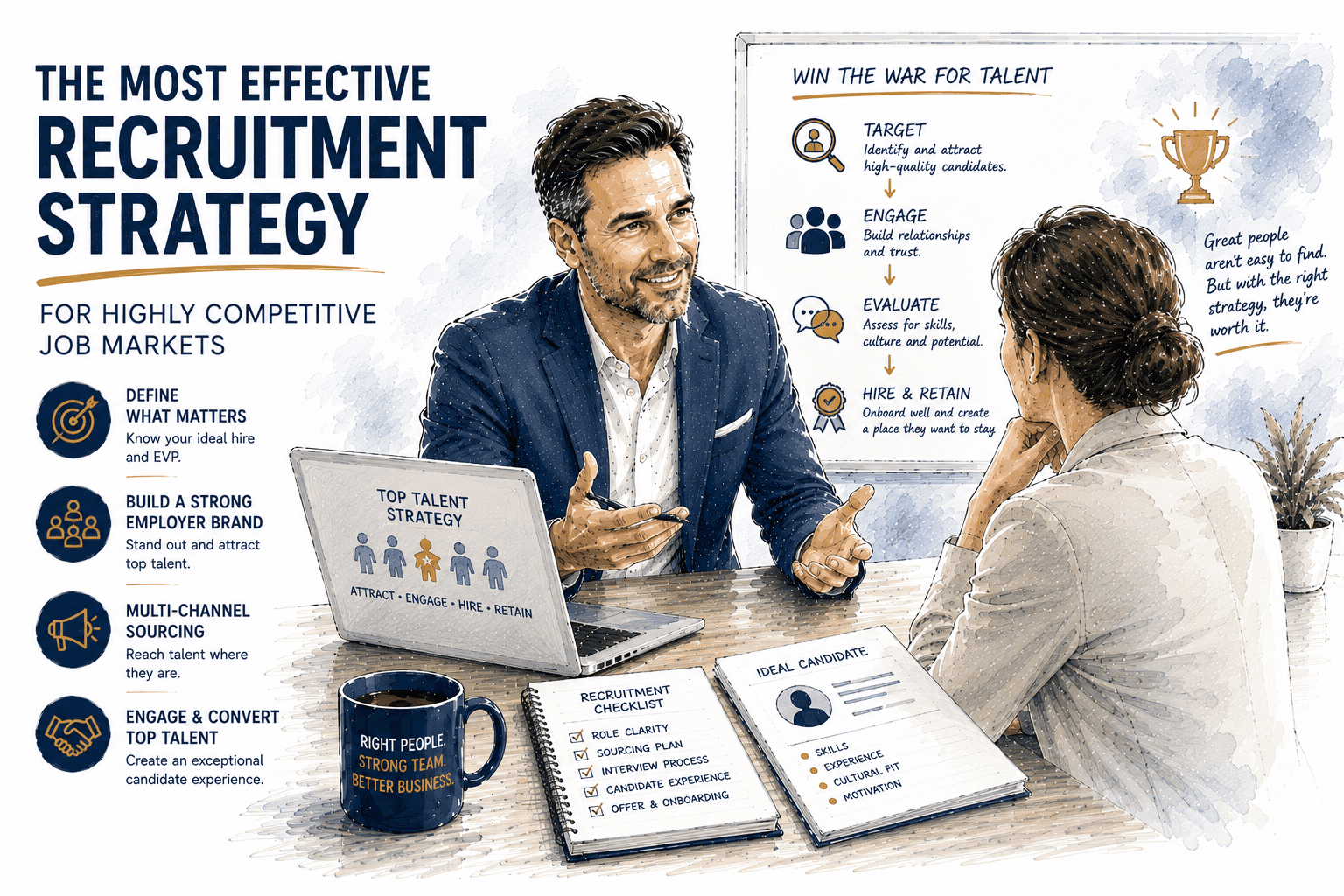 The Most Effective Recruitment Strategy for Highly Competitive Job Markets